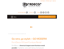 Tablet Screenshot of formdecor.com